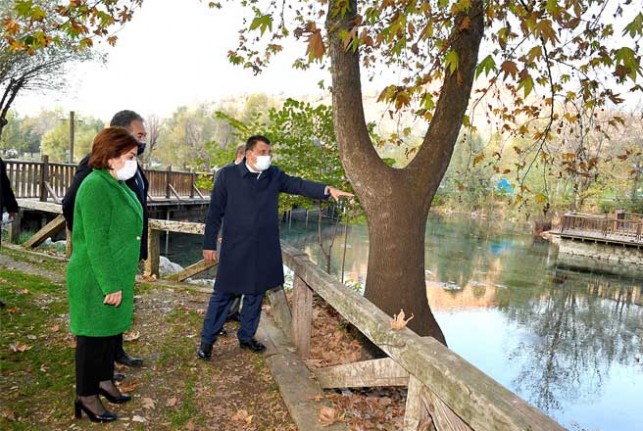 Başkan Gürkan, Tabiat Parkı’nı İnceledi