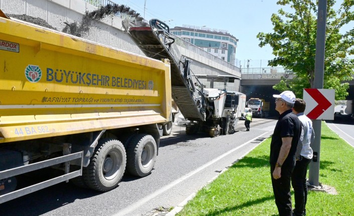 Çevreyolu’nda Yenileme Çalışmaları Başladı