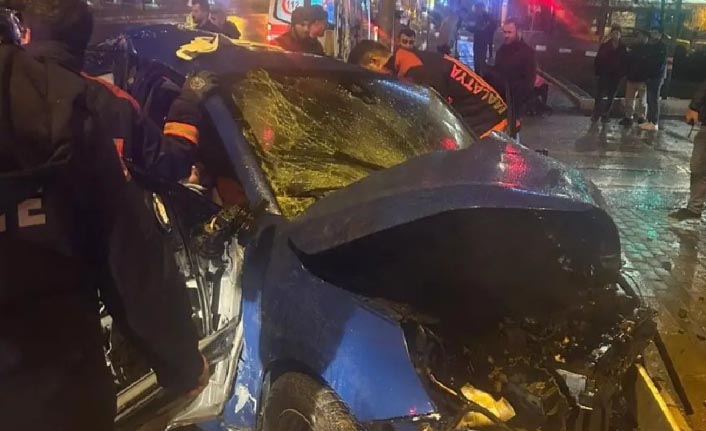 Malatya'da Kaza; 1 ölü, 2 yaralı