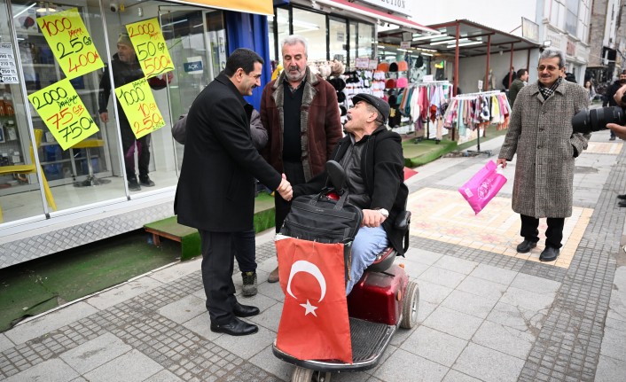 Başkan Taşkın’dan İnönü Caddesi Esnafına Ziyaret