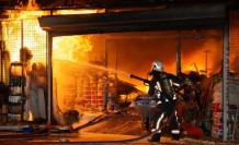 Malatya’da Konteyner Çarşıda Çıkan Yangın Korkuttu