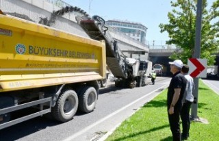 Çevreyolu’nda Yenileme Çalışmaları Başladı