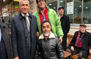 Osman Güder, esnaflarla bir araya geldi