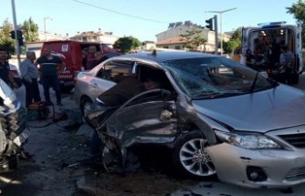 Darende'de Kaza; 2 yaralı